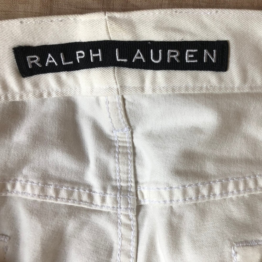 RL Black Label White Slim Fit Denim - Picture 5 of 8